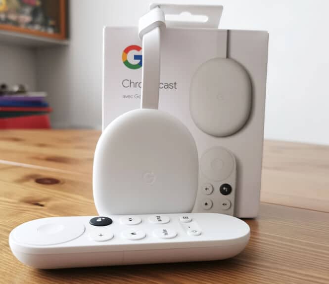 Chromecast 4K avec Google TV (indépendant de votre smartphone