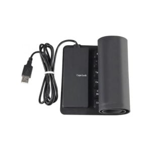 Clavier-Flexible-A-Fil-USB-Noir Clavier Flexible A Fil USB Noir